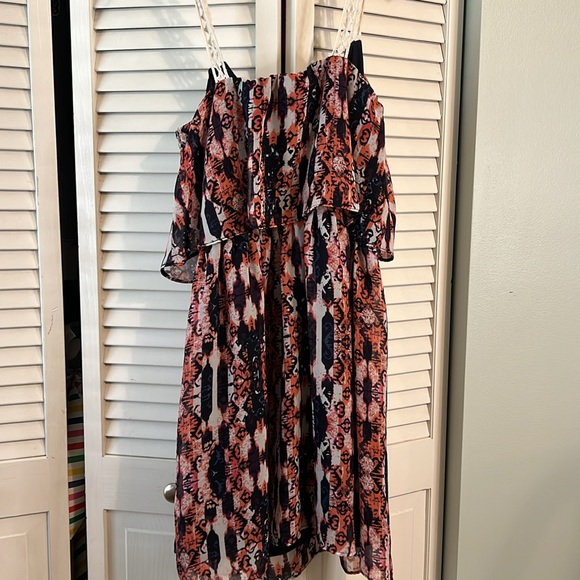 NWOT I.N. San Francisco Printed Beach Dress - Picture 3 of 3